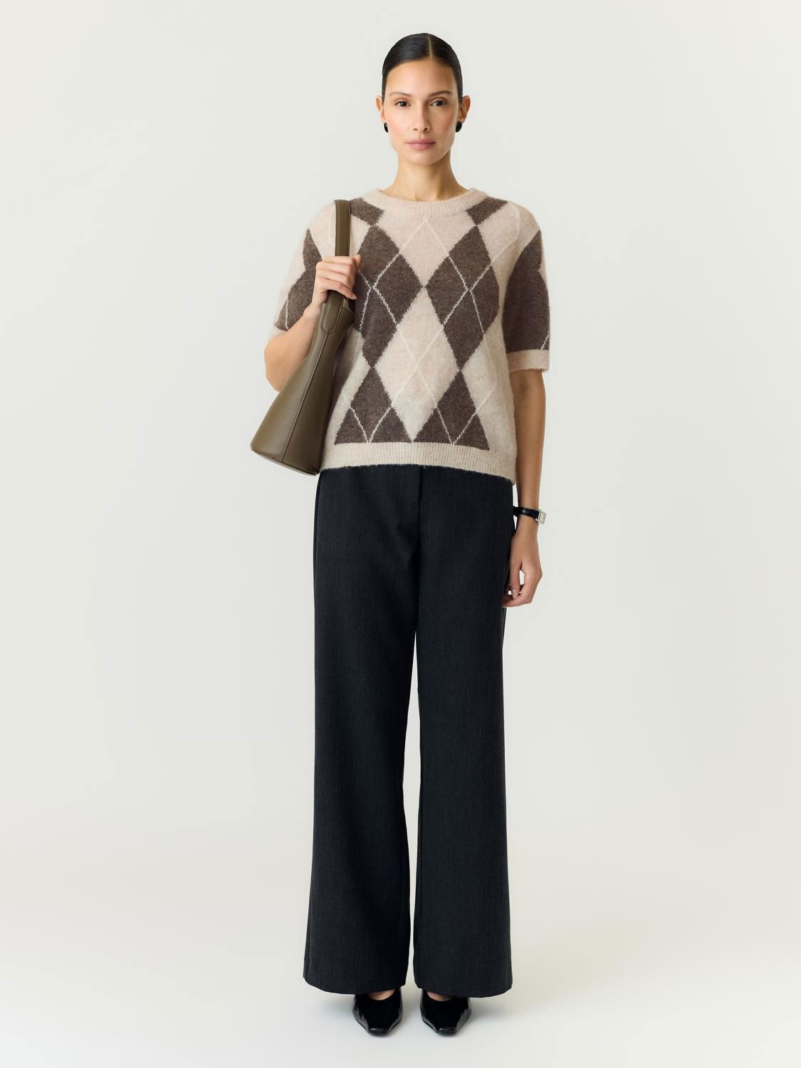 Yasjohi Ss Wool Blend Pullover S. Noos