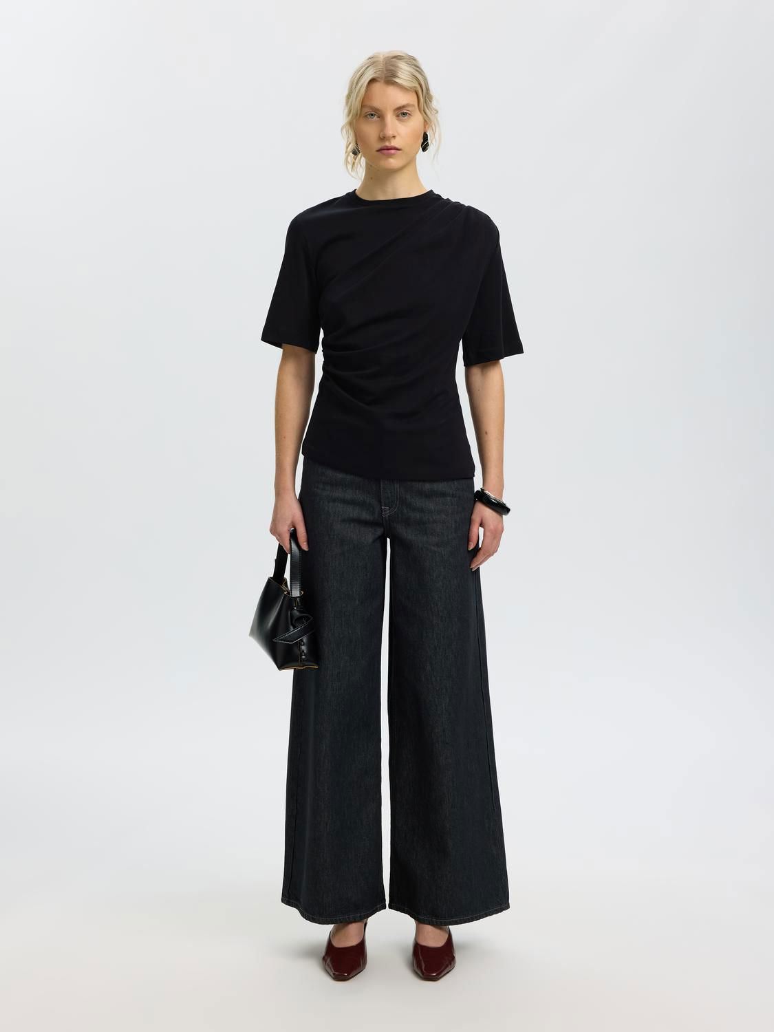 Slwtaj Light Twist Tee Noos