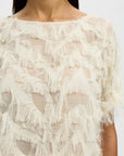 Slfmyline Ss Boat Neck Top B