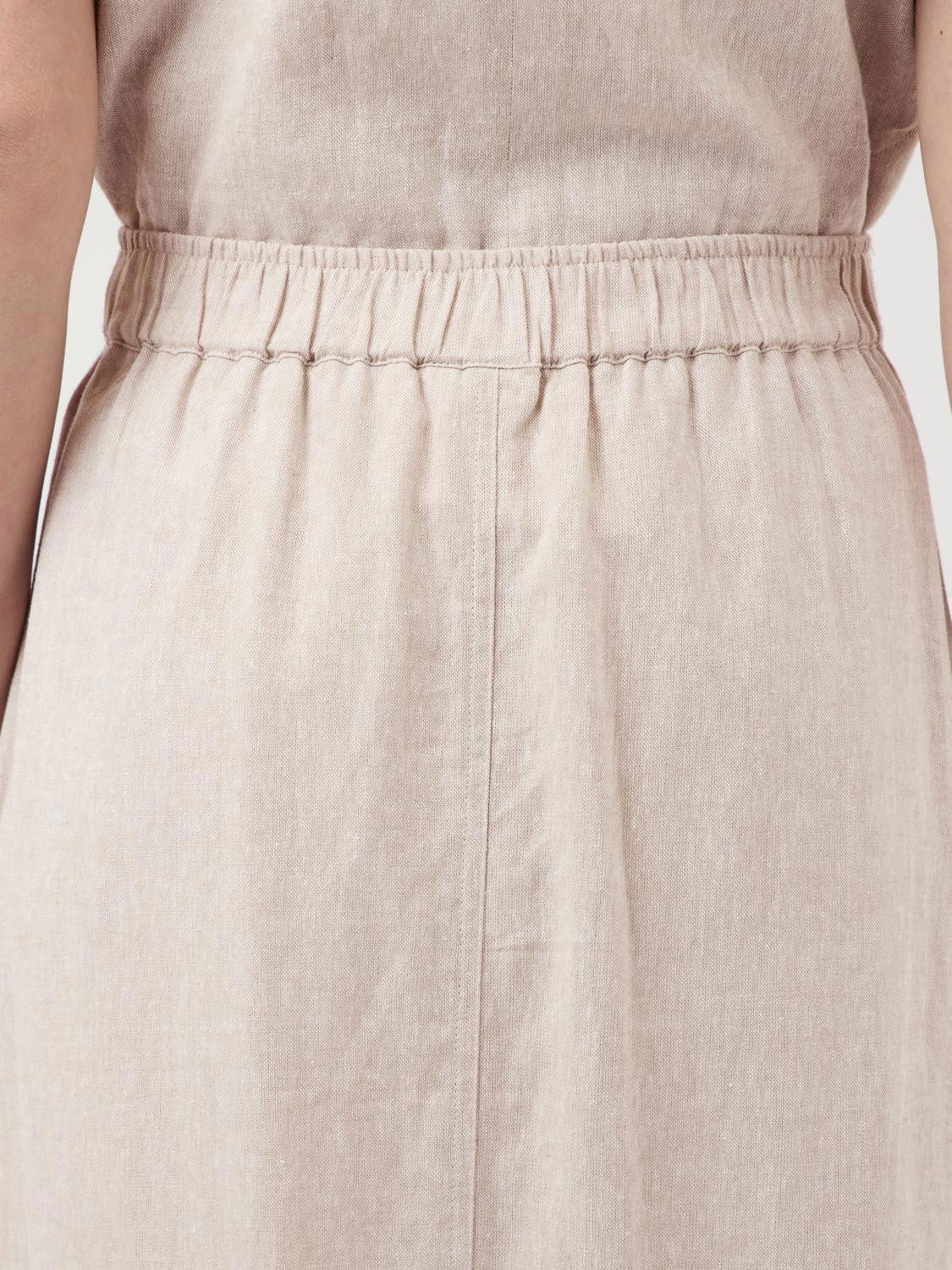 Yasusuma Hw Linen Blend Long Skirt