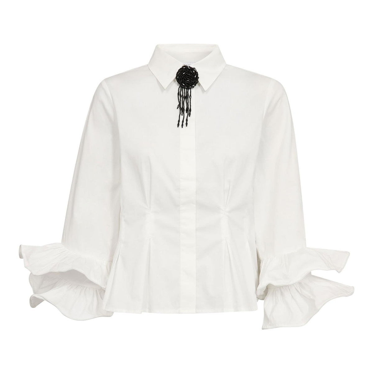 Halencc Flare Pleat Shirt