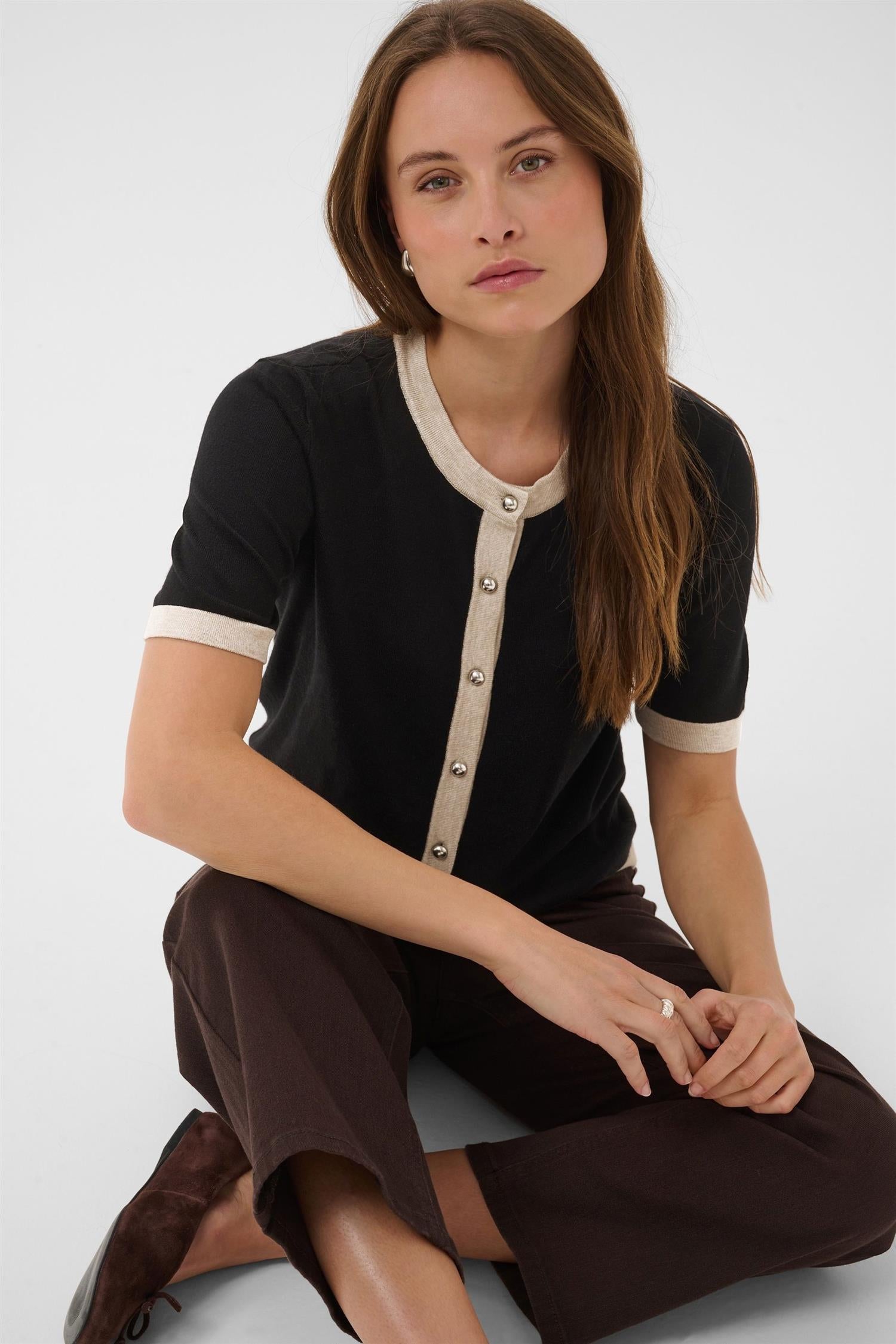 Kalizza Contrast Cardigan