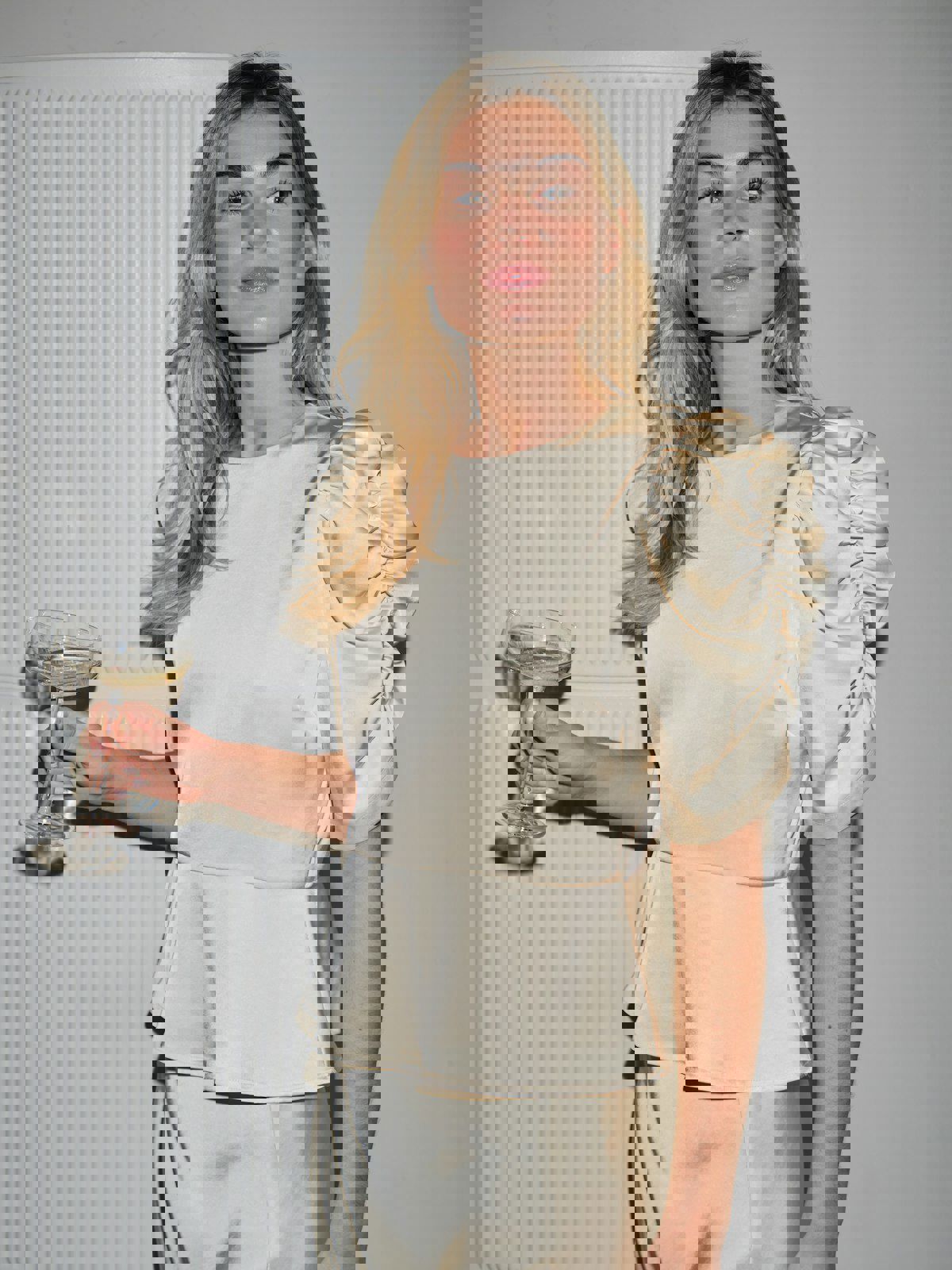 Benua Heavy Sateen Blouse