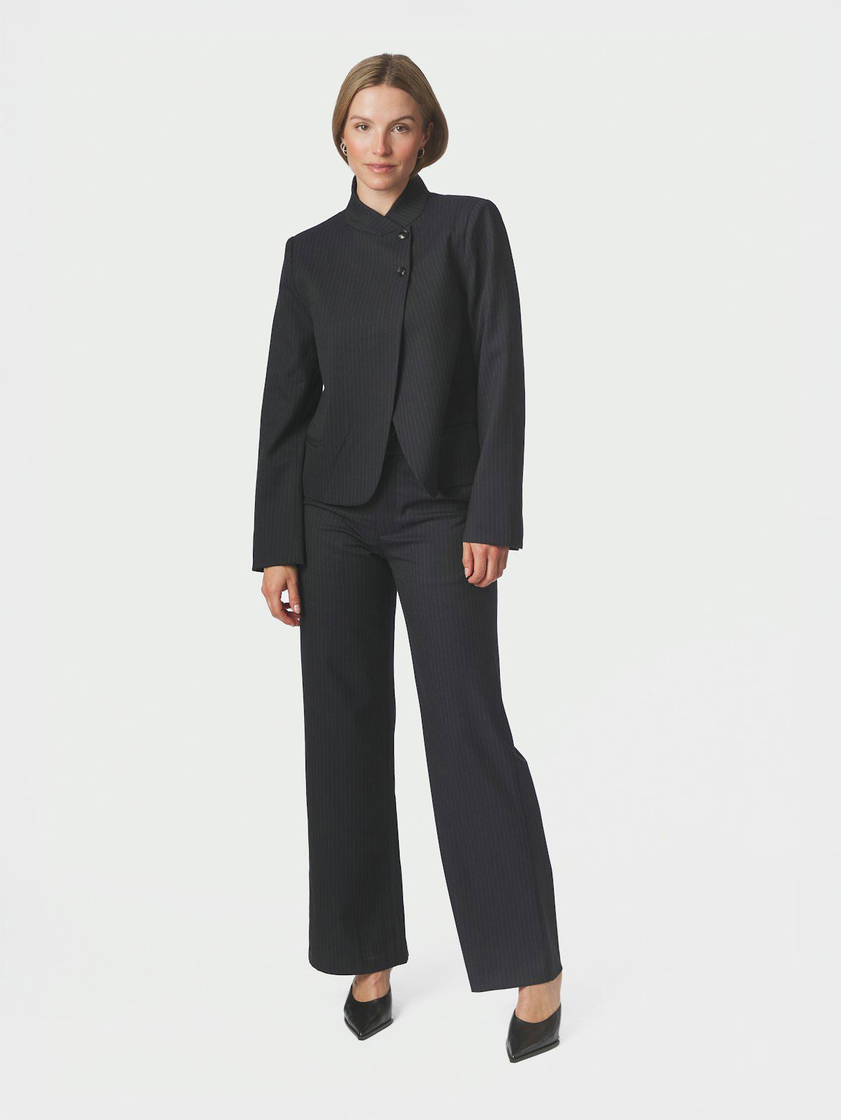 Nathalie Slim Pinstripe Pants