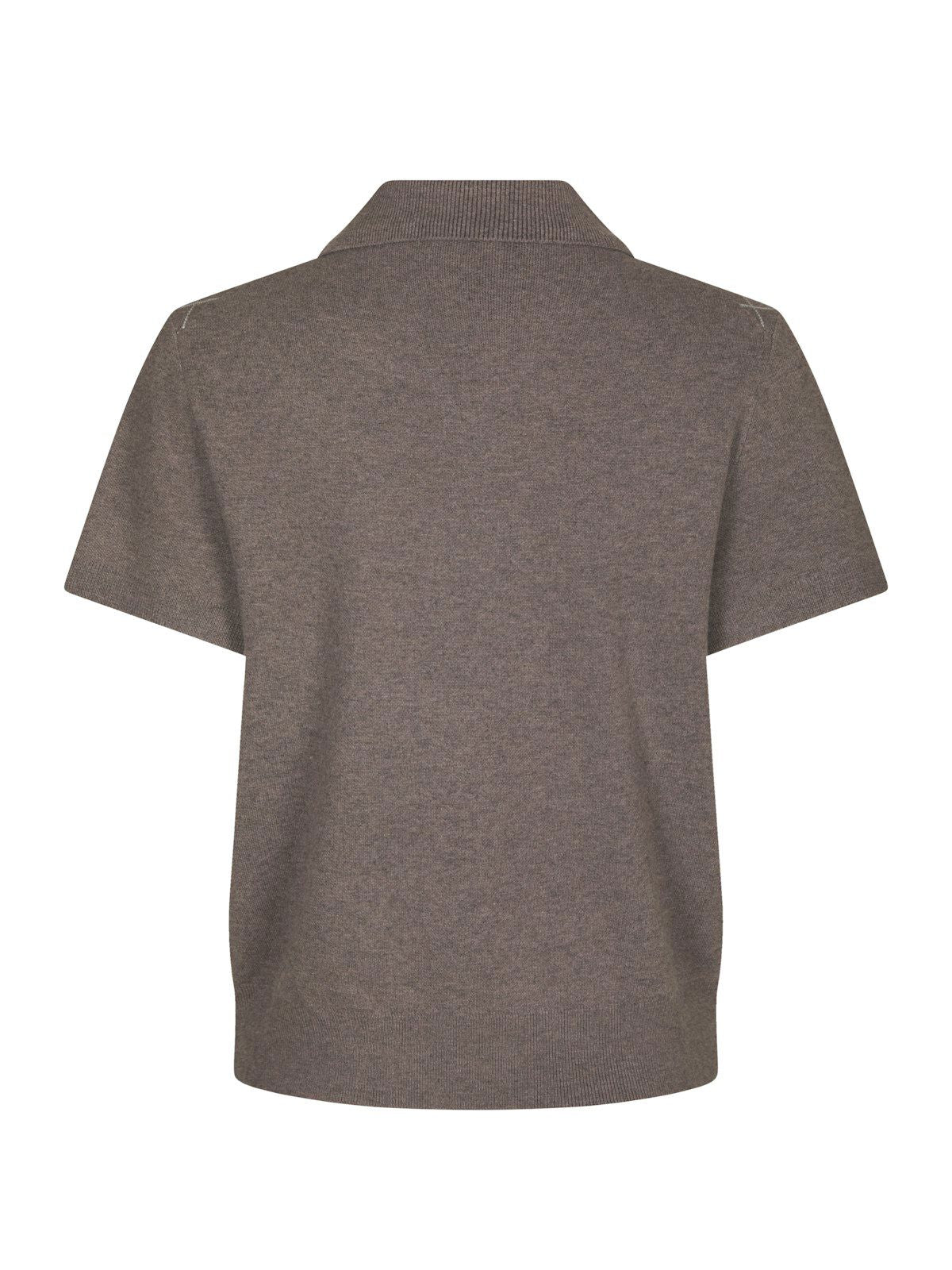 Gia Check Knit Blouse