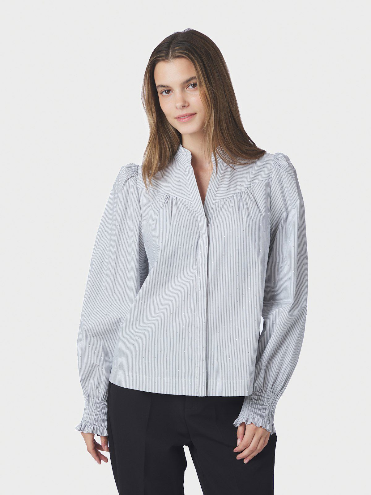 Astrida Stripe Stone Blouse