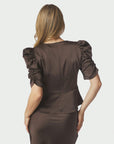 Benua Heavy Sateen Blouse