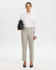 Slwrita-Ria Mw Cropped Pant Mel Noos