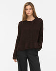 Vibows L/s Flounce Knit Cardigan-Noos