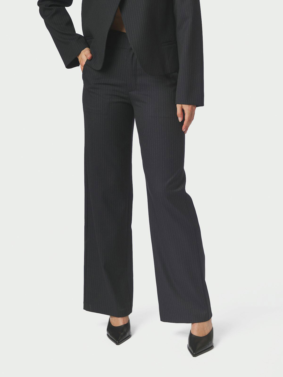 Nathalie Slim Pinstripe Pants