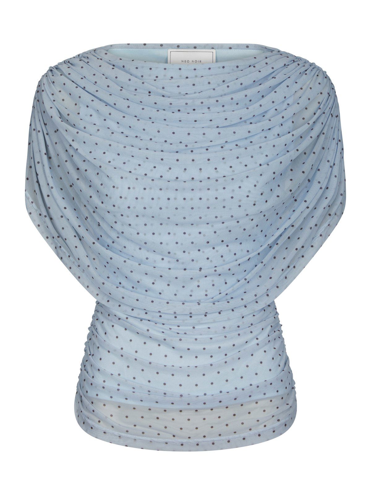 Cottuna Dot Drapy Mesh Top