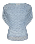 Cottuna Dot Drapy Mesh Top