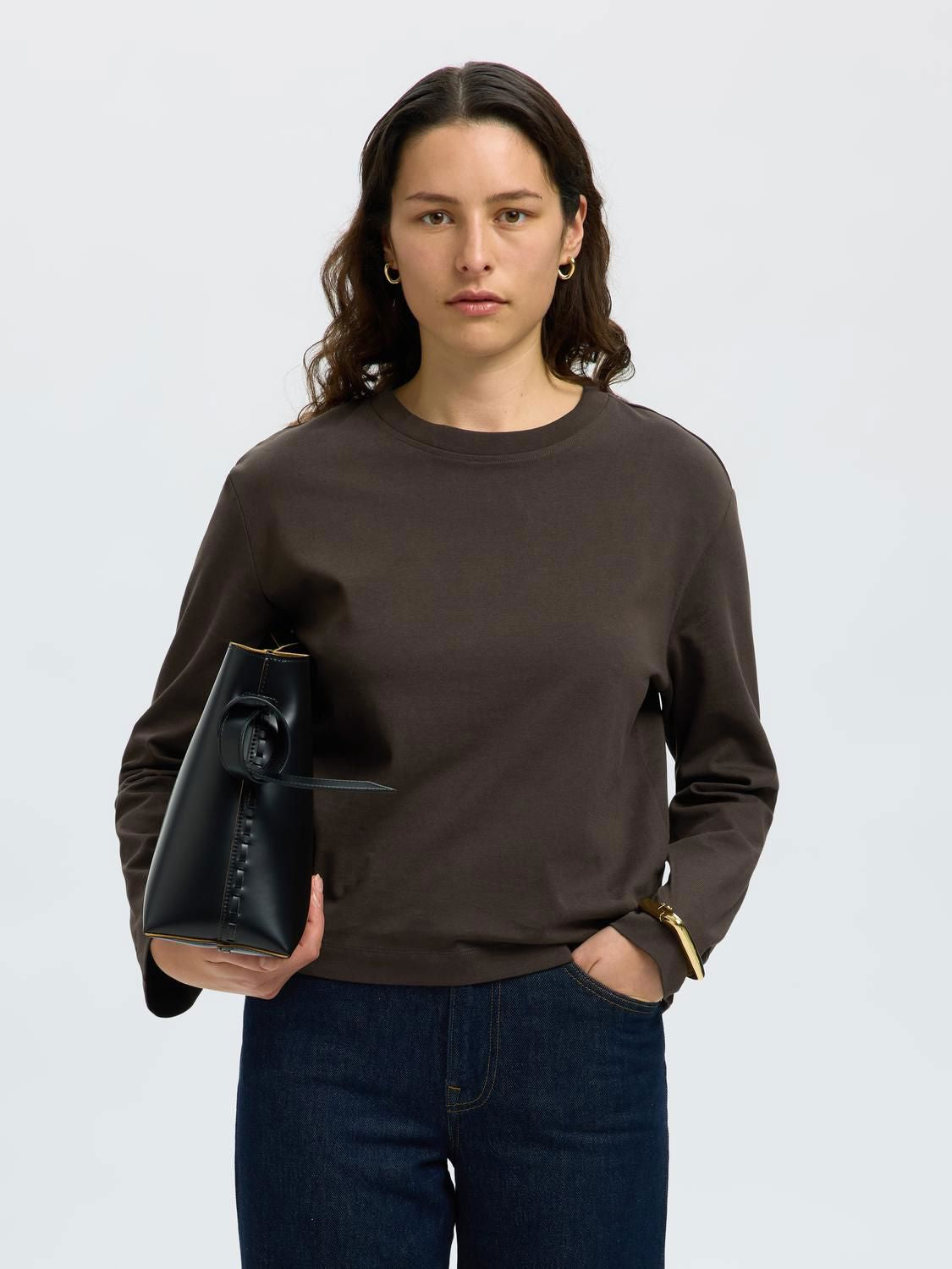 Slwessential Ls Boxy Tee Noos