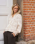 Astrida Flower Jacquard Blouse