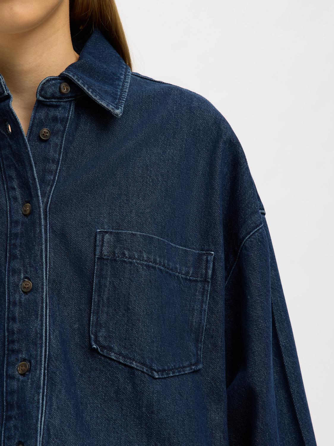 Slfoversized Mella-Bora Denim Shirt