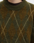 Slwlulu Brushed Argyle Knit O-Neck Noos