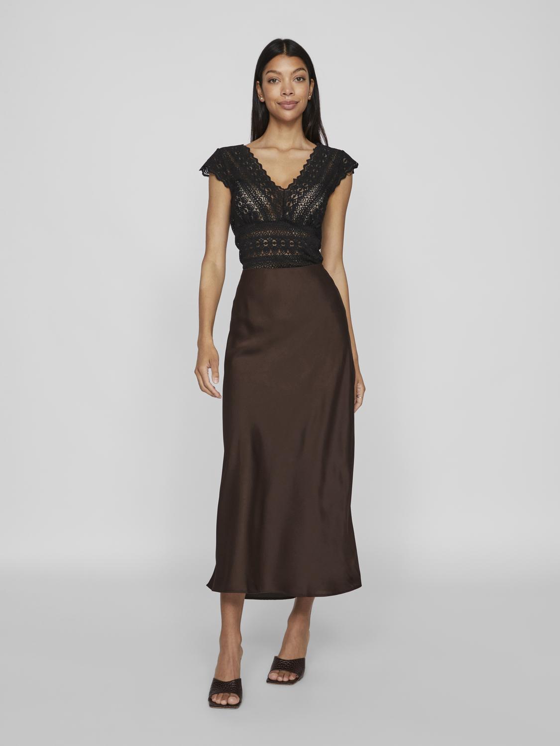 Viellette Hw Midi Skirt - Noos