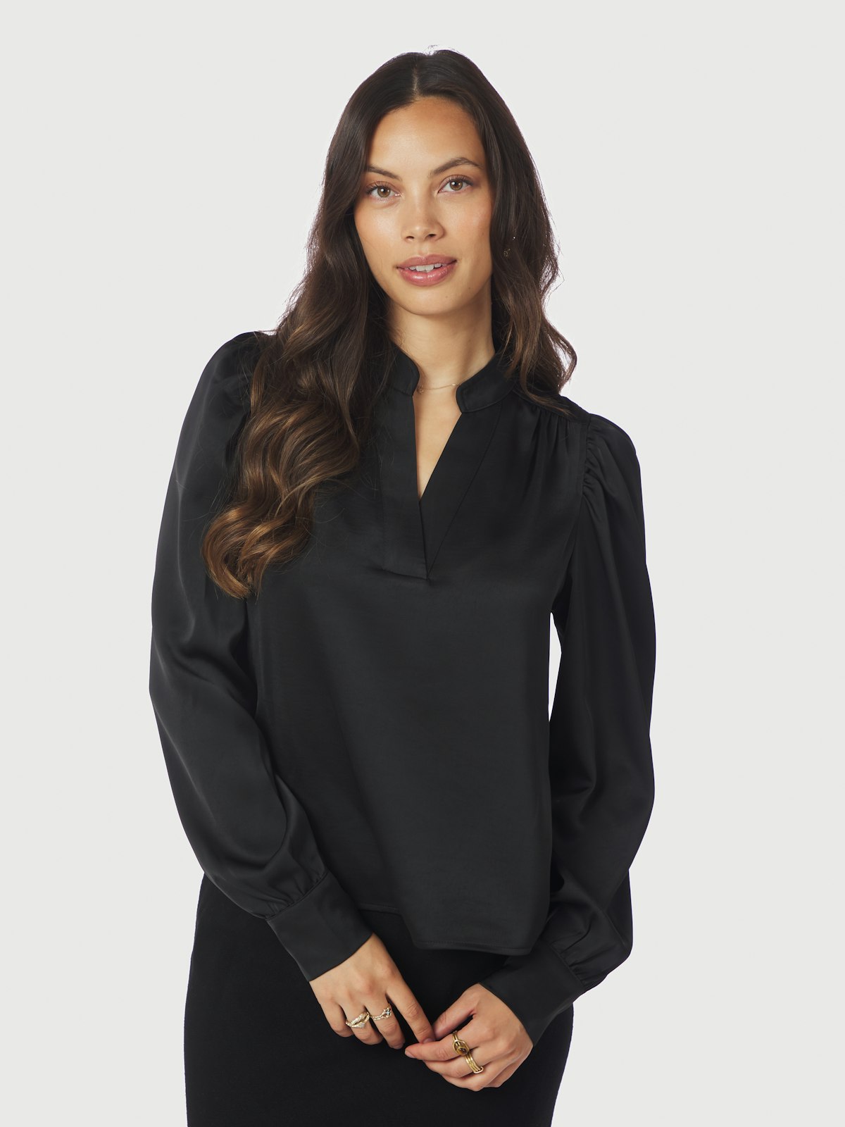 Rosslyn Heavy Sateen Blouse