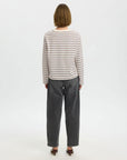 Slwessential Ls Striped Boxy Tee Noos