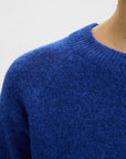 Slflulu Ls Knit O-Neck Noos