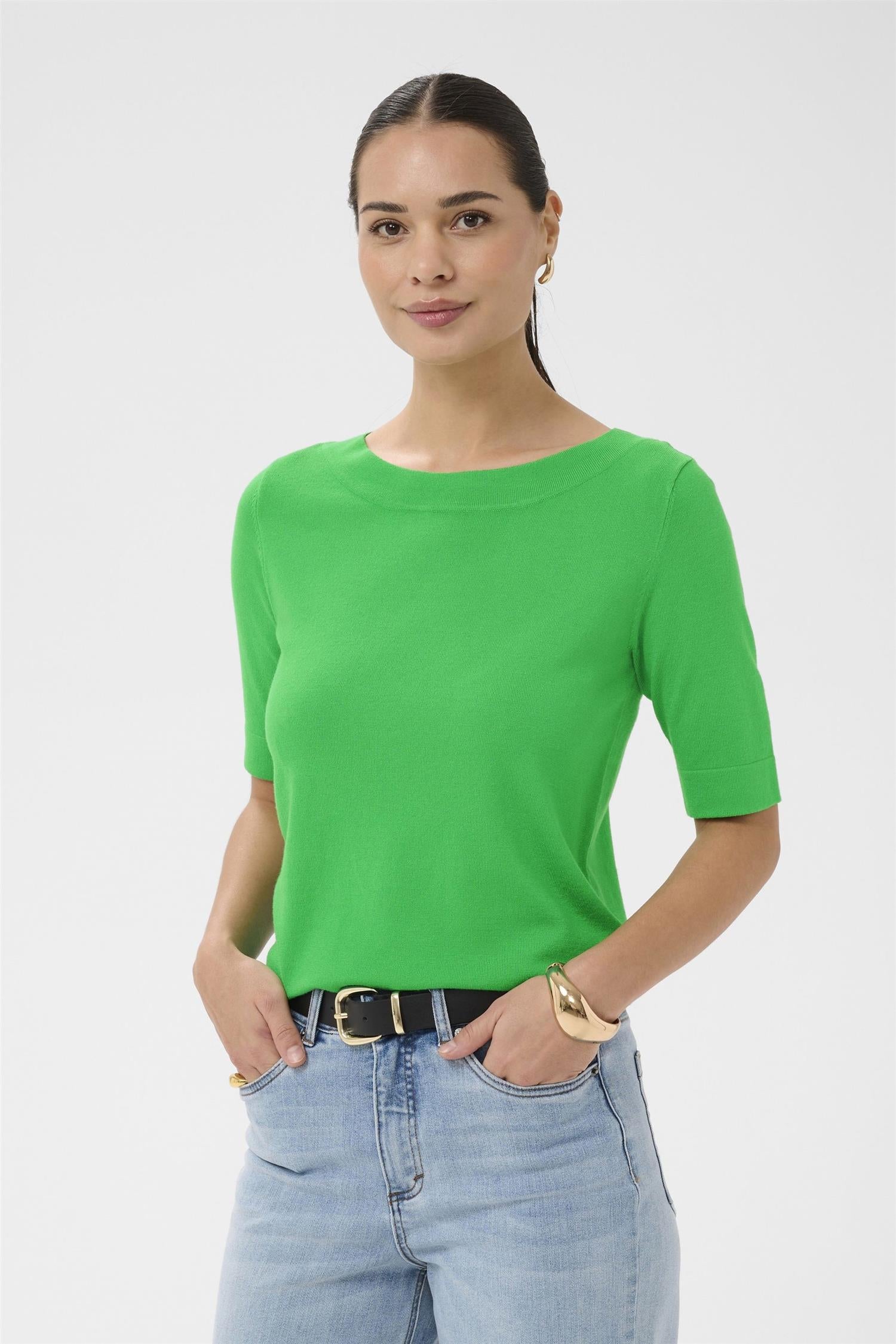 Kalizza Boatneck Solid Pullover